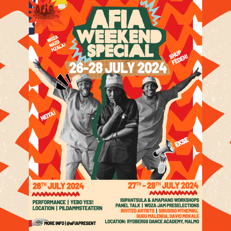 Read more about the article Join us and experience South African culture at the Afia Weekend Special in Malmö this July!